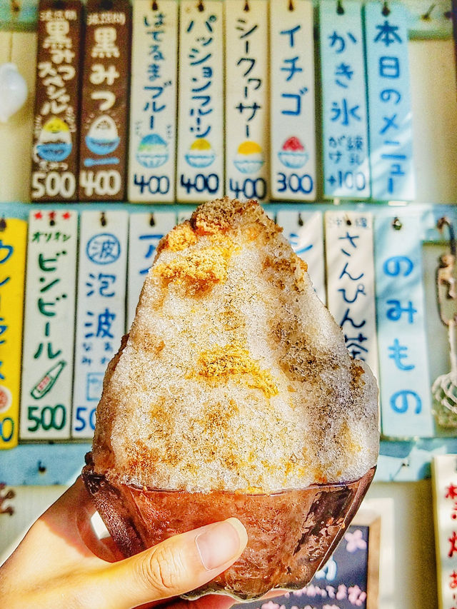 波照間島のかき氷屋さん「みんぴか」でひんやりスイーツタイム！🍧