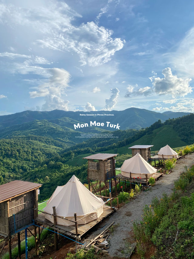 ม่อนแม่เติ๊กแคมป์ปิ้ง | จ.แพร่ 🏡⛰️🌦️🌳