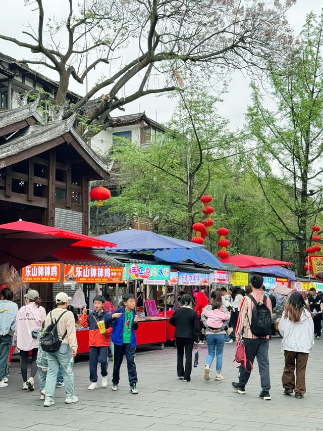 ตลาดโบราณ Guanxian ✨Dujiangyan 