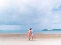 หาดทรายสวย หาดทรายรี ชุมพร 