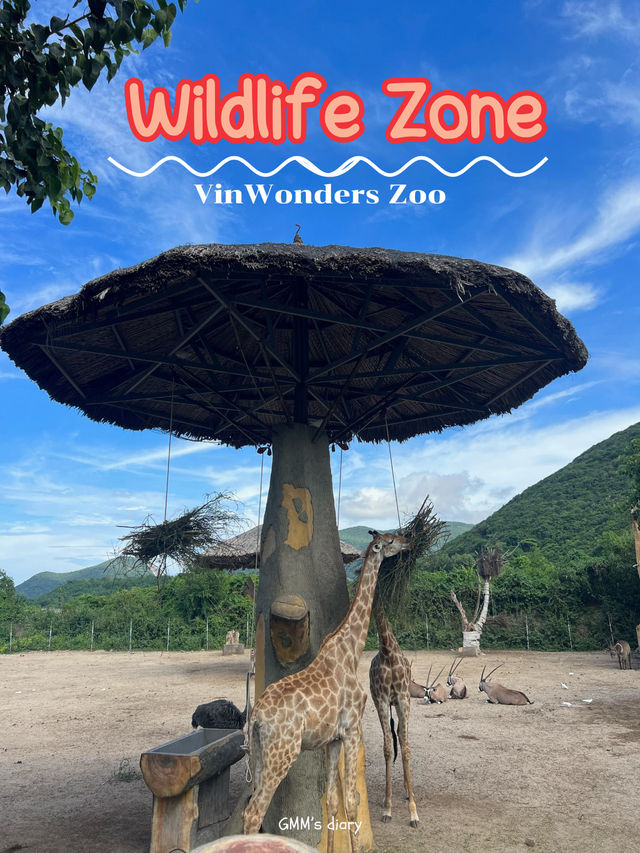ชมสวนสัตว์ wildlife zone ที่ Vinwonders Nhatrang 🐂