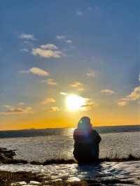 ONE OF THE BEST SUNSET VIEWING SPOT IN HELSINKI WITH THE FREEZING OCEAN VIEW 