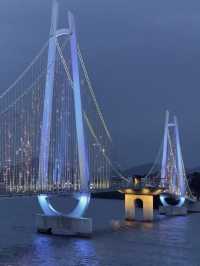 🌉 낮과 밤의 감성적인 현수교 풍경을 보며 ✨데이트하기 좋은 야외데이트명소✨