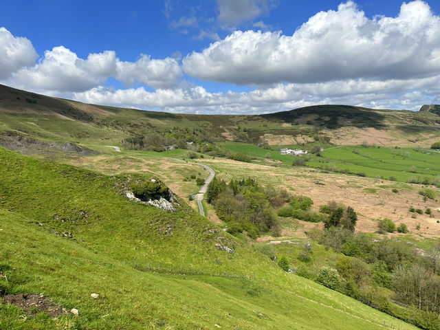Road to the summit of Mam Tor