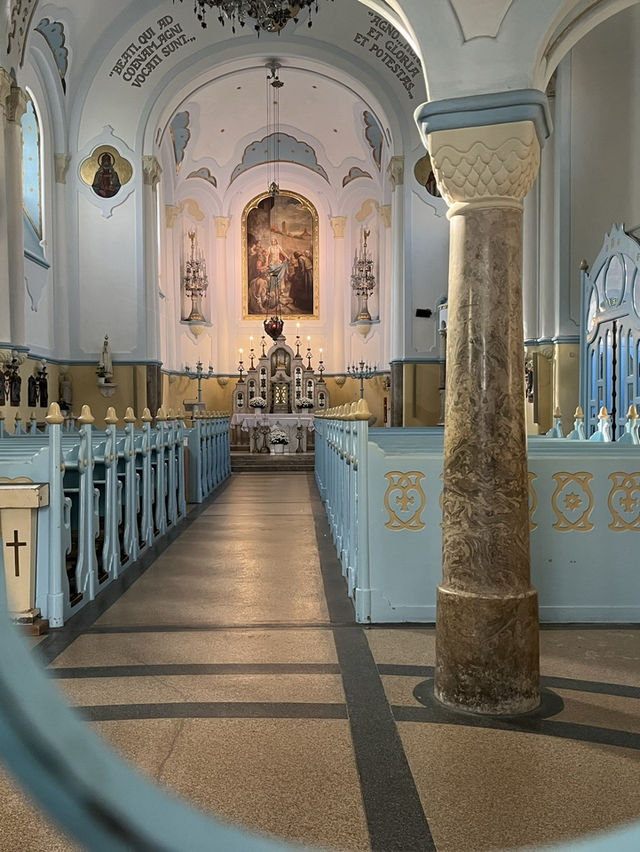 The Blue Church in Brastilava, Slovakia