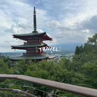 新倉山淺間公園./ 展望台一次同時收割 富士山/五重塔 