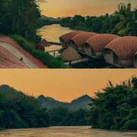 ที่พักริมน้ำฟีลดี ติดแม่น้ำแควน้อย กาญจนบุรี ⛰️💚🏞️