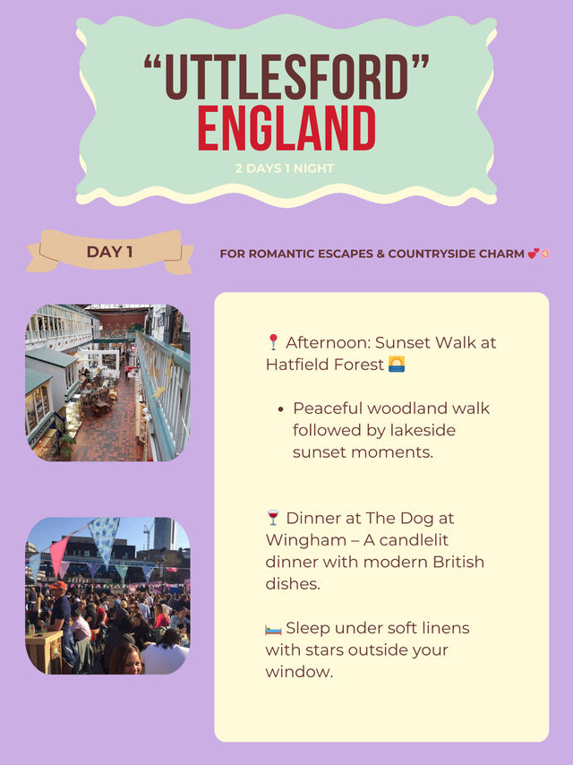 Uttlesford itinerary 🧳🎧