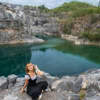 "สระมรกต Blue Lagoon" ขอนแก่น วิวสวยสะกดตา
