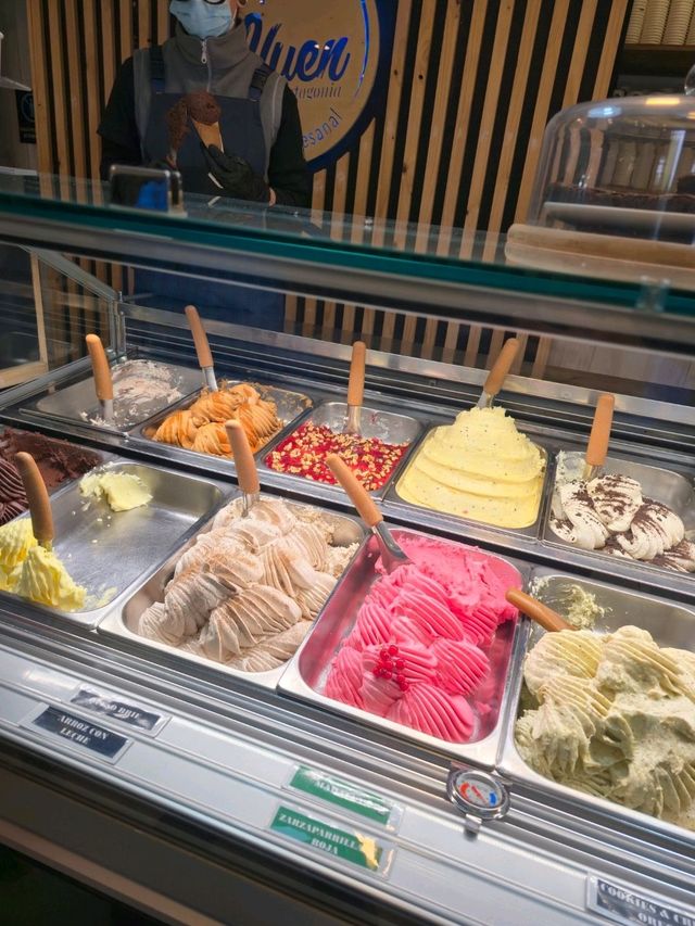 해외여행 칠레 아이스크림 맛집 Artisan gelateria Aluen Patagonia