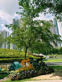  香港單車館公園｜城市綠洲的打卡熱點
