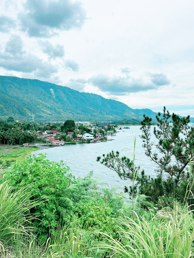 Breathtaking Panoramic View of Lake Toba from Samosir near Huta Sillagan 