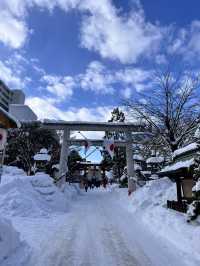 📍青森善知鳥神社｜雪國裡的紅色信仰之路