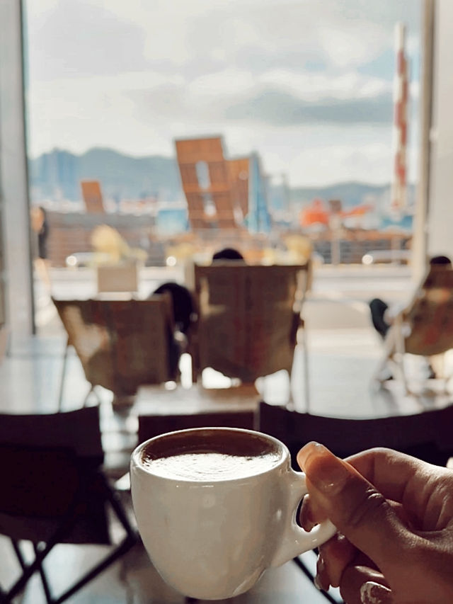 ☕️ 釜山超CHILL碼頭咖啡店🌅