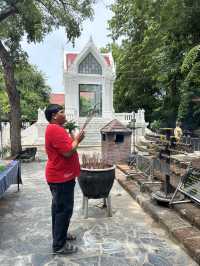”วัดโพธิ์เก้าต้นและตลาดบ้านบางระจันสิงห์บุรี“