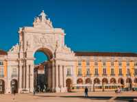 A Grand Farewell – Ending My Lisbon Trip at Praça do Comércio 
