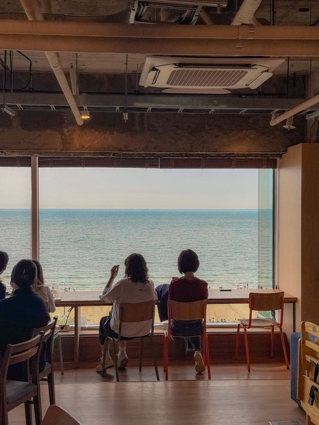 해운대 바다가 한눈에 보이는 오션뷰 카페, 워킹홀리데이 