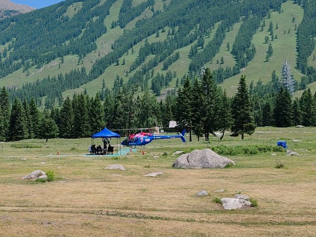 From delightful Lunch to Helicopter Sighting