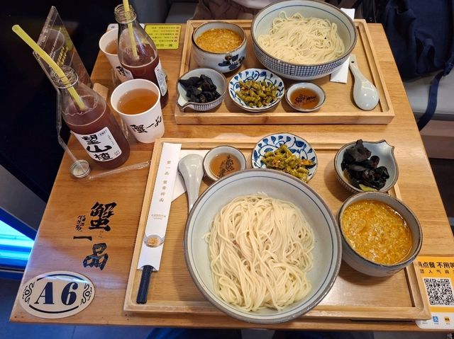 深圳探店蟹一品🥳高質蟹黃撈麵💯無限追加麵底😍