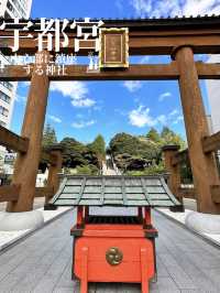 宇都宮中心部に鎮座する神社 餃子おみくじがある