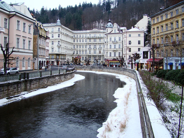 Karlovy Vary - 1300s old European spa town