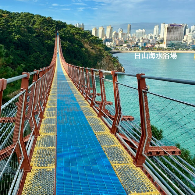 【蔚山】長さ303メートル‼️無料の吊り橋【大王岩公園吊橋】 【蔚山】長さ303メートル‼️無料の吊り橋【大王岩公園吊橋】