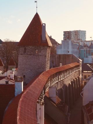 HALLEMAN TOWER AND WALKWAYS – STEP BACK IN TIME ABOVE TALLINN’S OLD WALLS
