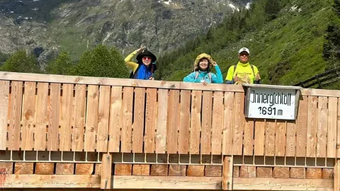 환상적인 오스트리아 글레처베크 이너슐뢰스 빙하 트레일 하이킹 。 — traveler post in 카프룬