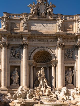 Trevi Fountain in Rome, Italy: I Highly Recommend Visiting at Dawn.