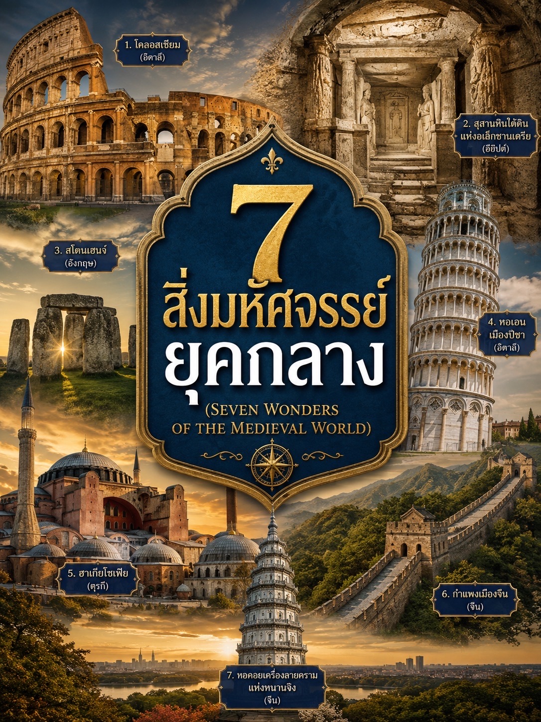  Seven Wonders of the Medieval World.