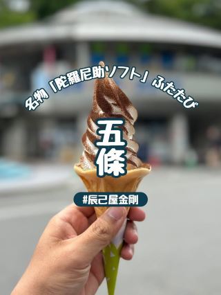 【奈良】良スイーツは口に苦し？ 伝統薬『陀羅尼助』を使ったソフトクリーム