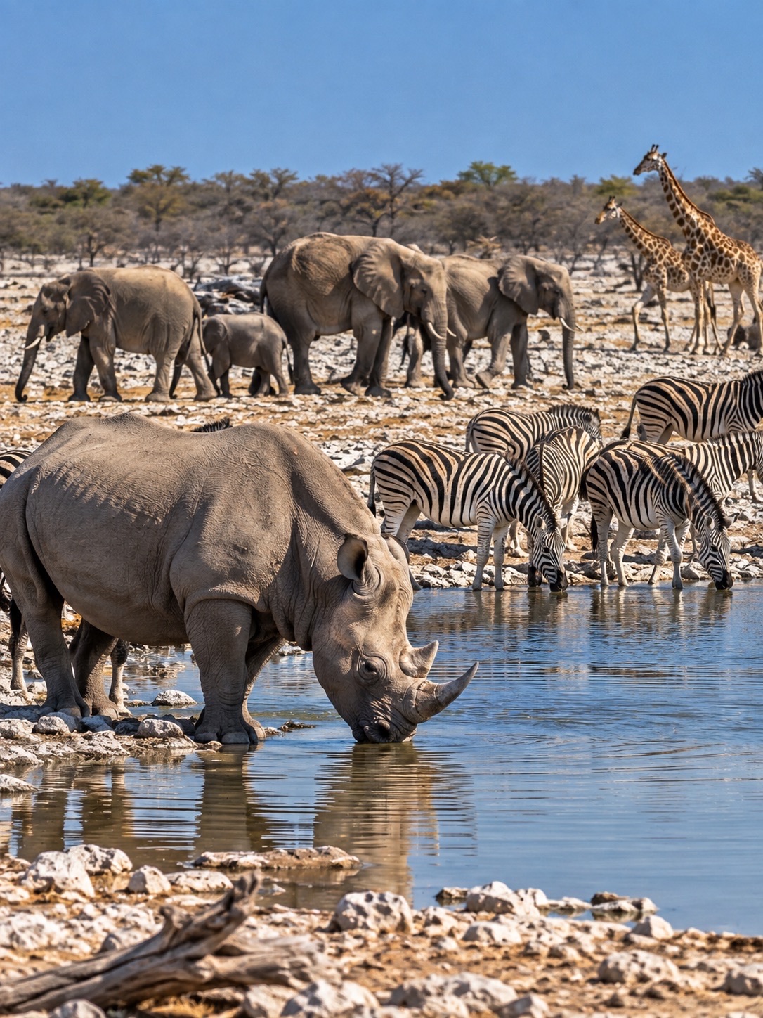 Etosha National Park, Namibia.
