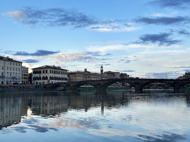 Walking by Ponte Vecchio during the day