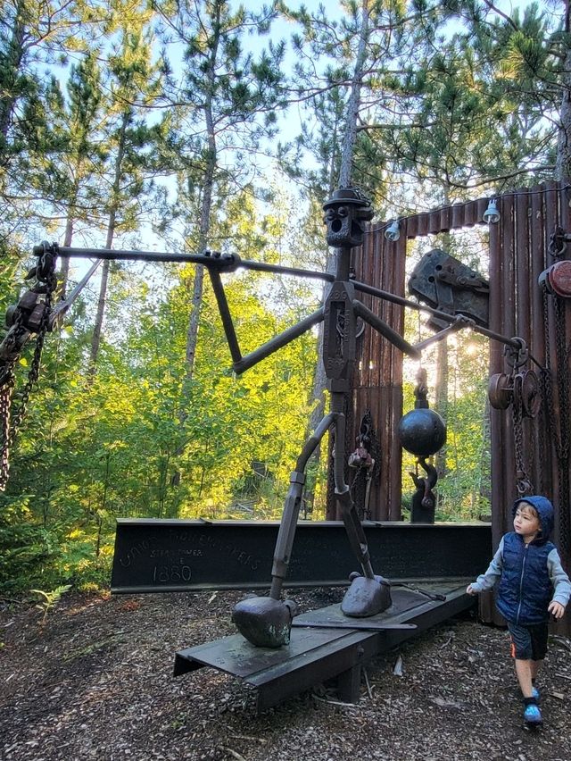 A must see junkyard park containing over 80 creative iron sculptures