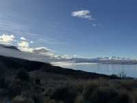 The Sun, Lake and Mountain
