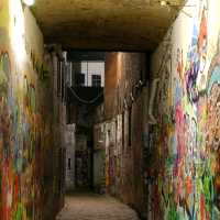 ถนนสาย graffiti จุดถ่ายรูปสุดฮิปที่ Ghent