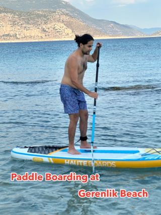Paddle Boarding & Swimming at Gerenlik Beach 🏄‍♂️🌊☀️