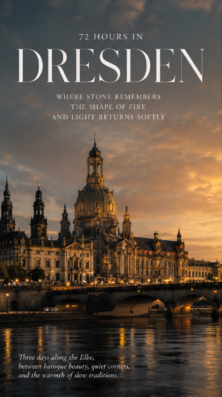 72 Hours in Dresden - Where Stone Remembers the Shape of Fire and Light Returns Softly