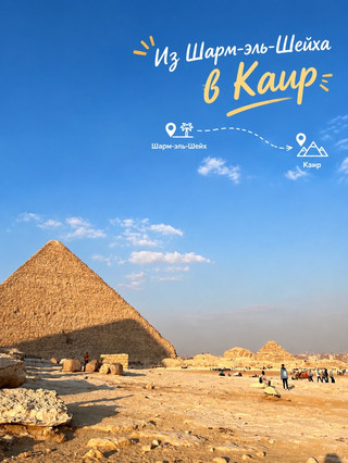 🇪🇬Из Шарм-эль-Шейха в Каир: пирамиды Гизы, Сфинкс и сокровища фараонов✨