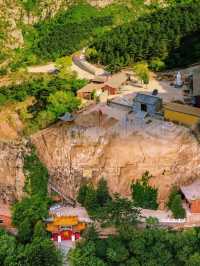 在山西！你肯定沒來過！建在山崖上的小眾寺廟