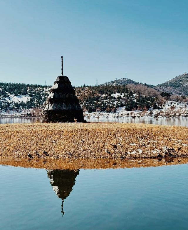 在山川角落，短暂放流