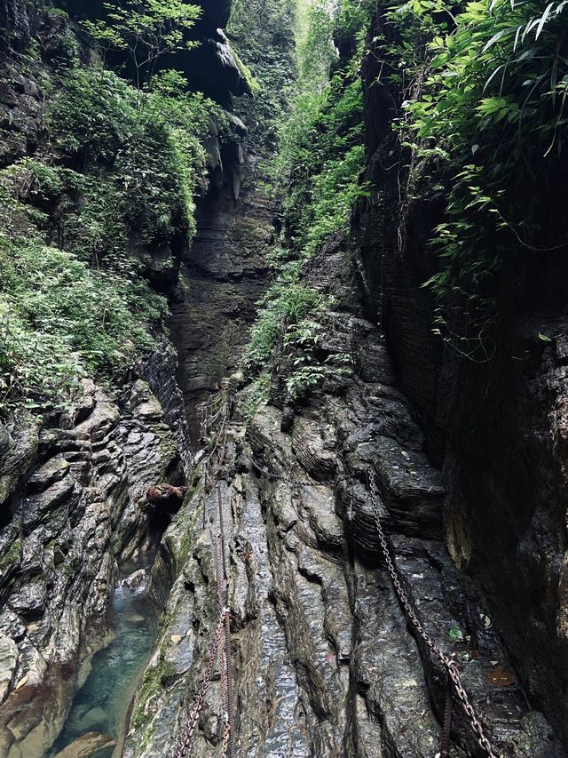 湖南湘西坐龍峽中南第一奇峽