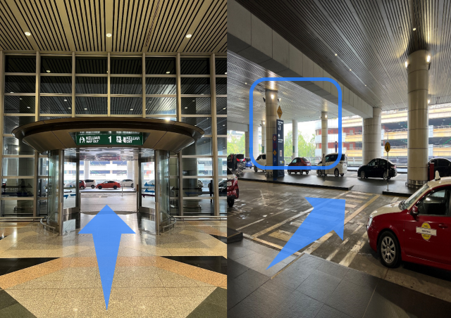 【吉隆坡國際機場1號航站樓】接駁點指引