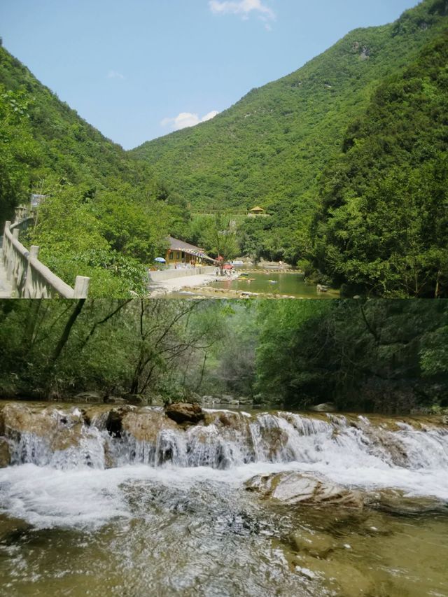 鄂西北的“九寨溝”--鄖西五龍河