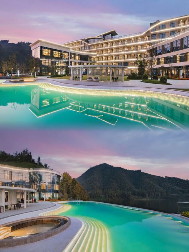 安吉天空之城，最美安吉湖景度假寶藏酒店。