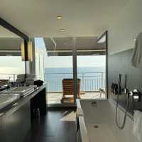 Views of Mediterranean Sea from Le meridien France hotel 