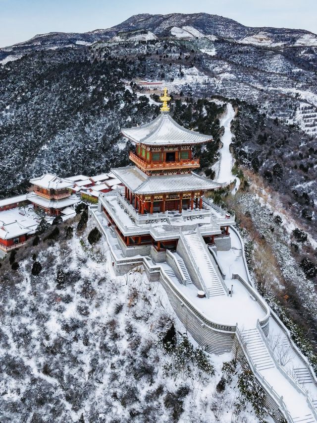 紅牆白雪中我在太原遇見了傳說中的天上宮闕