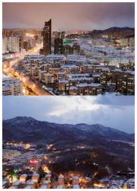 運氣爆棚，遇上了威海暴雪！！
