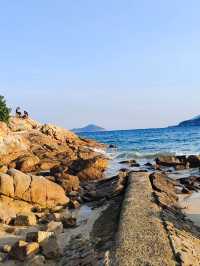 亞熱帶黑色浪漫，香港石澳的海邊