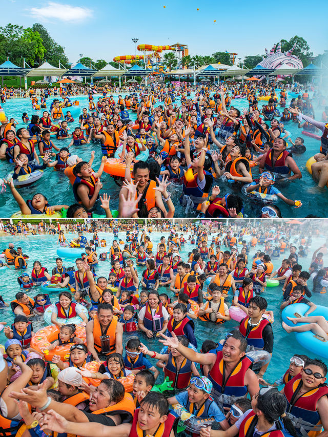 美林湖歡樂水世界，夏天消暑玩水嘅頂流